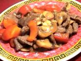 Beef Roast With Mushroom Stuffing 